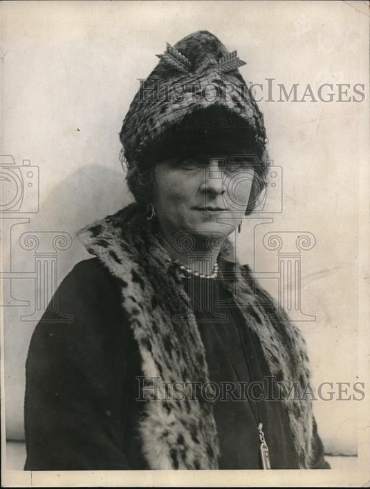 1923 Press Photo Princess Helen Flora arriving in the US - Historic Images