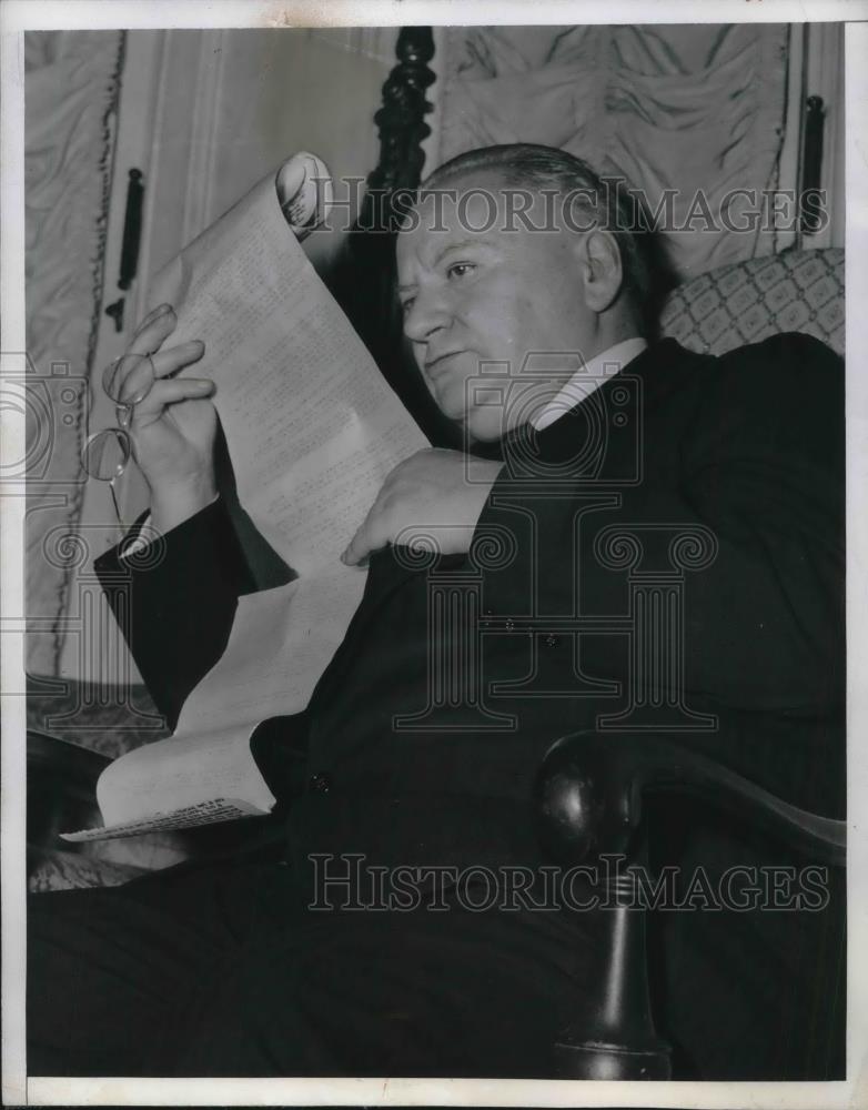 1943 Press Photo Russian Ambassador Maxim Litvinov - Historic Images