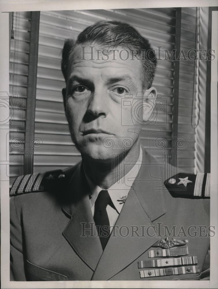 1946 Press Photo Capt. Charles Lawrence Freeman, Skipper of Presidential Yacht - Historic Images