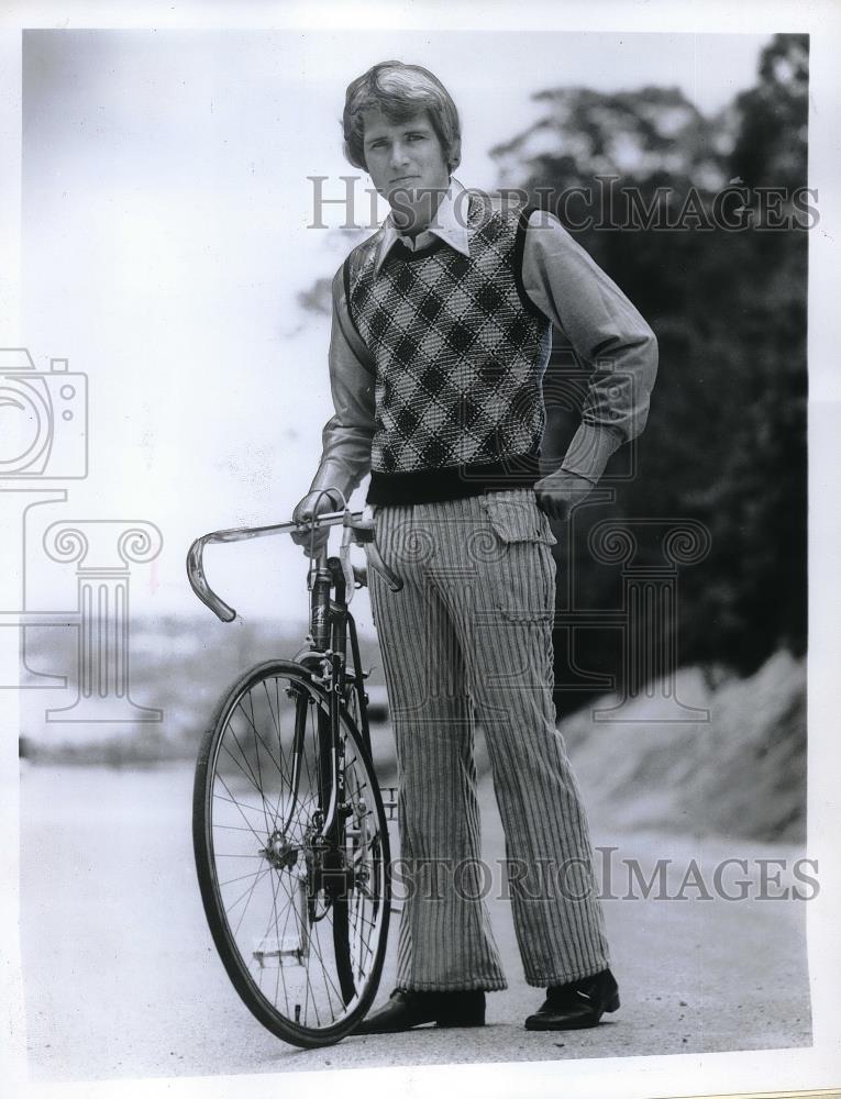 1972 Press Photo Cone Mills Bike pants - Historic Images