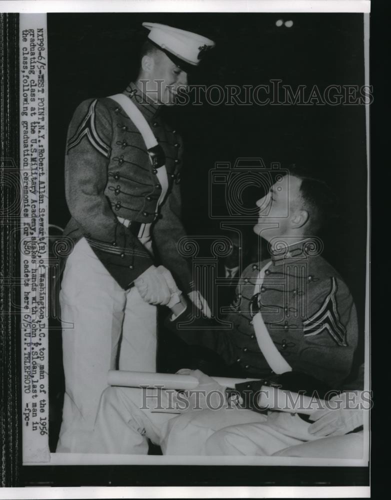 Press Photo Robert Allan Steward, Top Man at US Military Academy, John F. Sloan - Historic Images