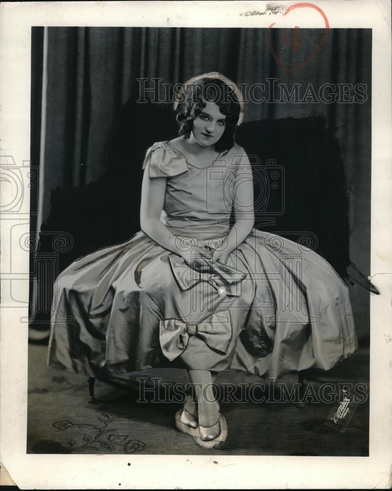 1927 Press Photo Chicago Colortura Soprano Marie Bronarzyk - Historic Images