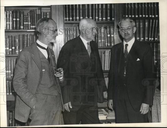 1933 Press Photo Amer. Philosophical Society,U Dahlgran,Dr E Linton,E Conklin - Historic Images