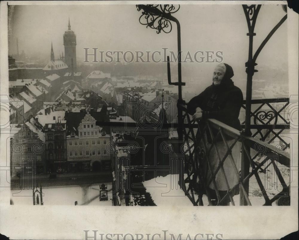 1929 Press Photo Town Church Wittenberg Germany - Historic Images