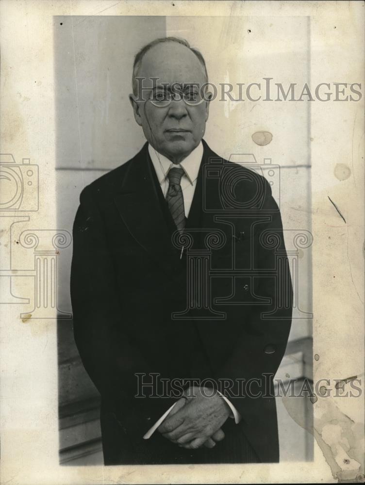 1930 Press Photo Congressman James Beck Pennslvania - Historic Images