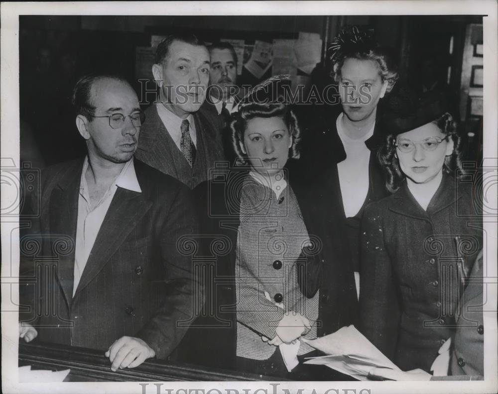 1946 Press Photo Charles Galoaher Charged W/Attempted Blood Bank Hold Up - Historic Images