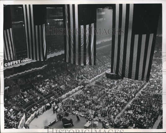 1947 Press Photo American Legion Convention, Madison Square Garden - Historic Images
