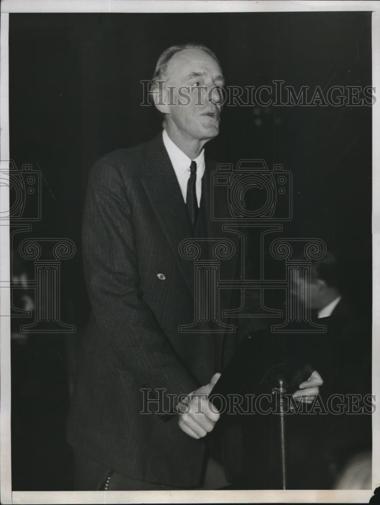 1933 Press Photo Joseph Choate Director Federal Alcoholic Control Administration - Historic Images