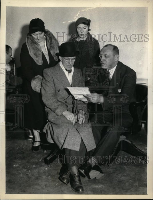 1932 Press Photo Thomas Patrick Morris, rejected claimant to Wendell Millions - Historic Images