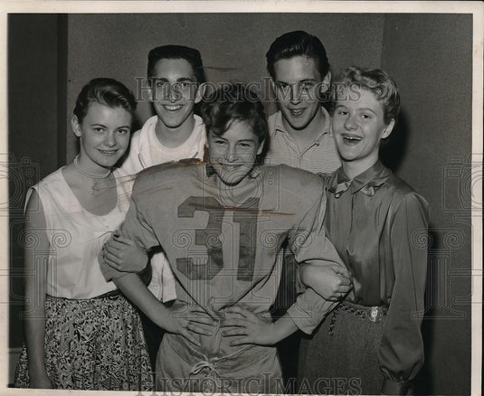 1965 Press Photo Nona Ott, Hank Staley, Judy Stoker, Bob Ritter, Elaine Hinton - Historic Images