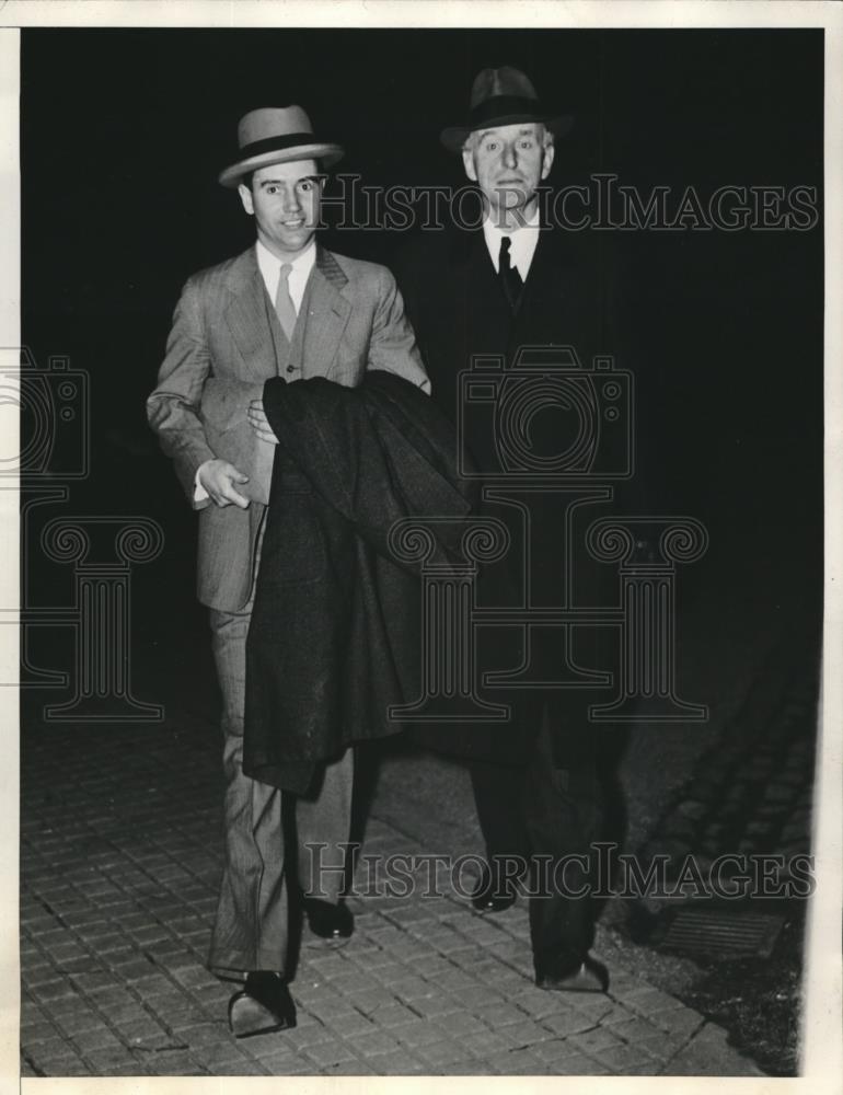 1933 Press Photo Joseph Choate, Liquor Adminstrator, E. G. Lowry - Historic Images