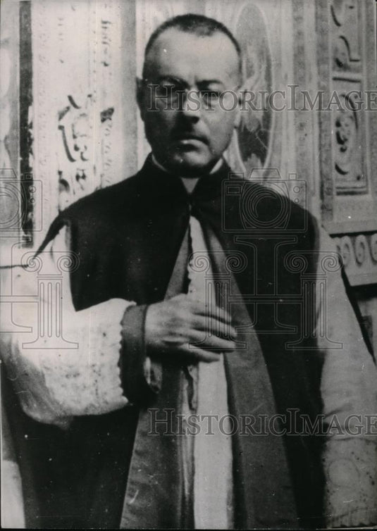 1939 Press Photo Monsignor Mella di San Eli, Governor of the Conclave - Historic Images