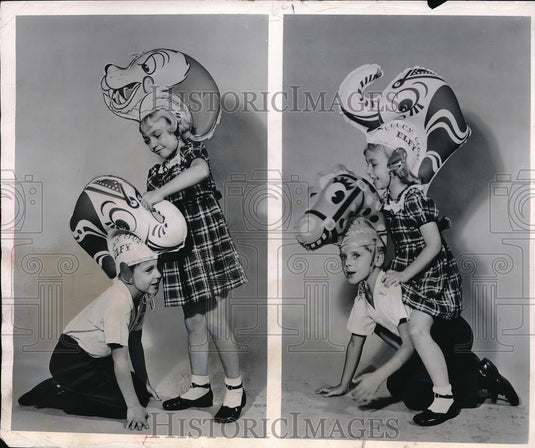 Press Photo Loony Lids Vinylite Plastic - Historic Images