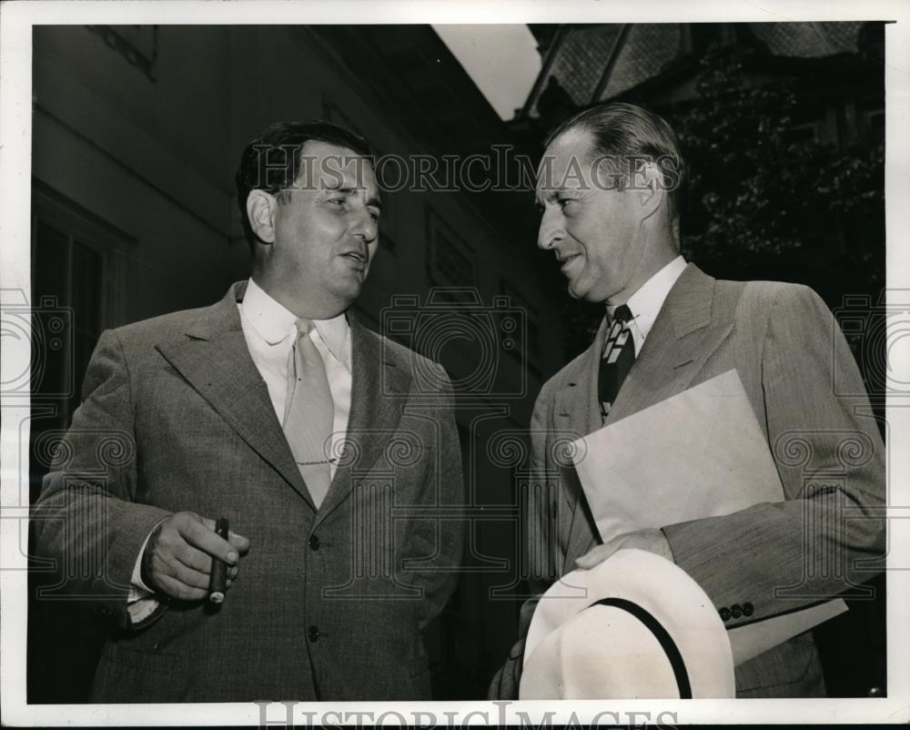 1941 Press Photo Price Control Administration Leon Henderson Washington D.C. - Historic Images