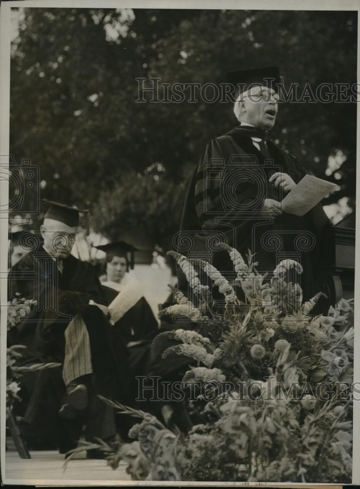 1931 Press Photo President James A. Blaisdell Dr. Edward Steiner - Historic Images
