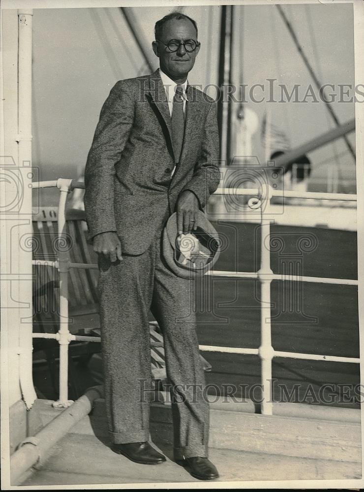 1931 Press Photo H.A. Asch,Natl Supervisors of State Banks convention - Historic Images
