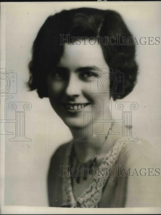 1930 Press Photo Gena Opsted, Queen of the Tulip Festival - Historic Images