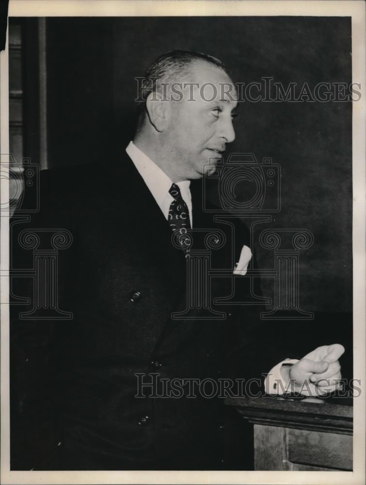 1940 Press Photo Mays Landing New Jersey Joseph A Altman Atlantic County Lawyer - Historic Images