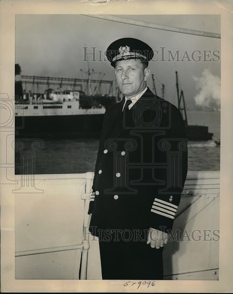 1939 Press Photo Capt John Ottesen Named Master Of American Scantic Liner - Historic Images