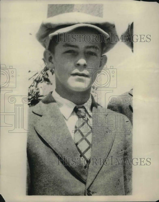 1926 Press Photo Tom Sharp, School Boy Discovered Spot Fort McKenzie Stood - Historic Images
