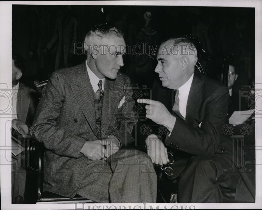 1935 Press Photo Wash.D.C. CH Day &amp; Chester Davis of AAA - Historic Images