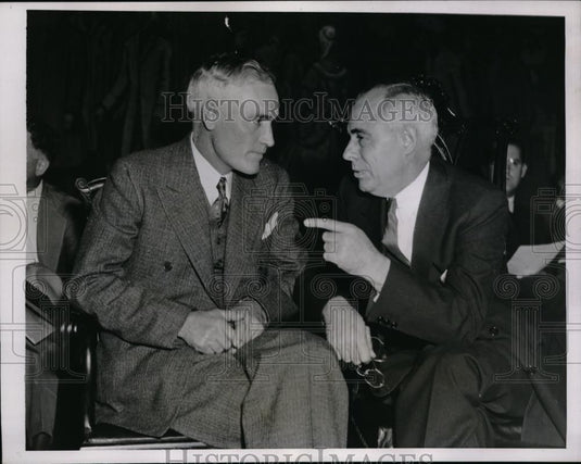 1935 Press Photo Wash.D.C. CH Day & Chester Davis of AAA - Historic Images