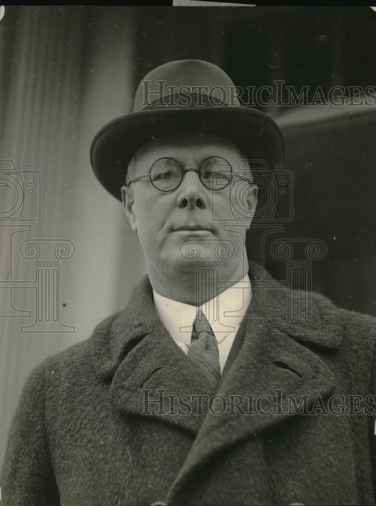1924 Press Photo Inspector George J Farrell Boston Massachusetts Body Guard - Historic Images