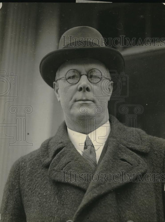 1924 Press Photo Inspector George J Farrell Boston Massachusetts Body Guard - Historic Images