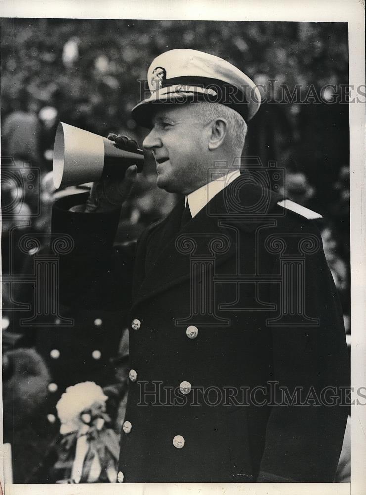 1936 Press Photo Admiral David Footre Sellers at US Naval Academy - Historic Images