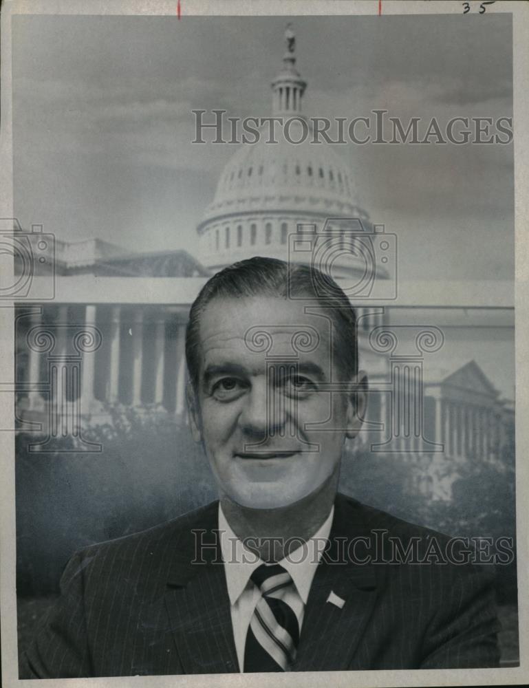 1970 Press Photo Democratic congressman G.V. Montgomery in D.C. - Historic Images