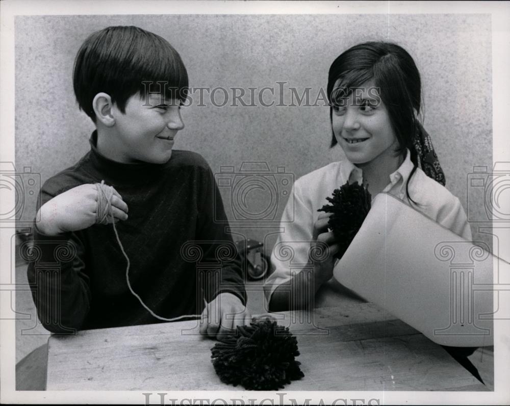 Press Photo Greg Waldorf, Karen Iafornaro, Brentmoor School - Historic Images