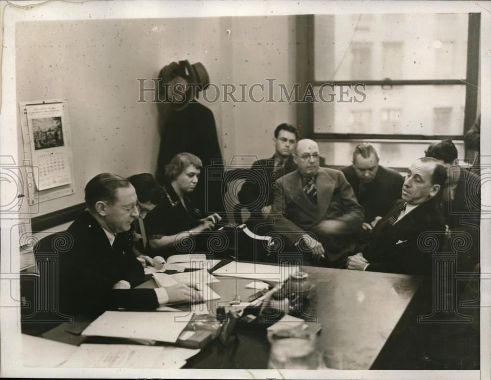 1938 Press Photo Ambrose V. McCall Attorney E.H.H. Simmons - Historic Images