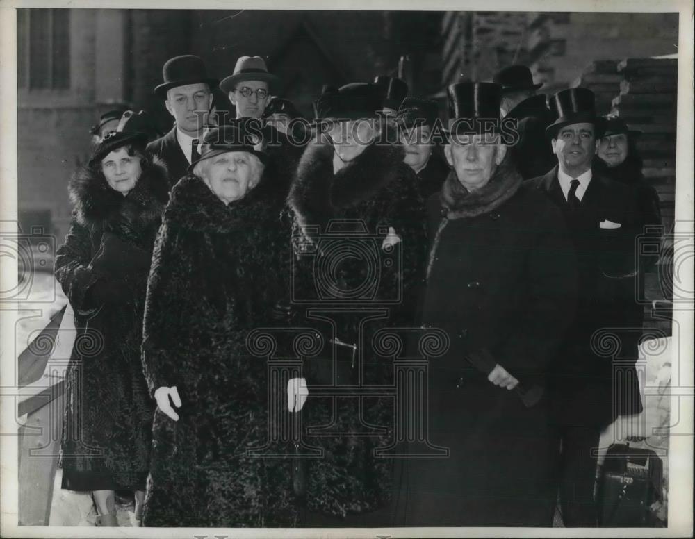 1936 Press Photo Mrs and Mr. Edward House - Historic Images