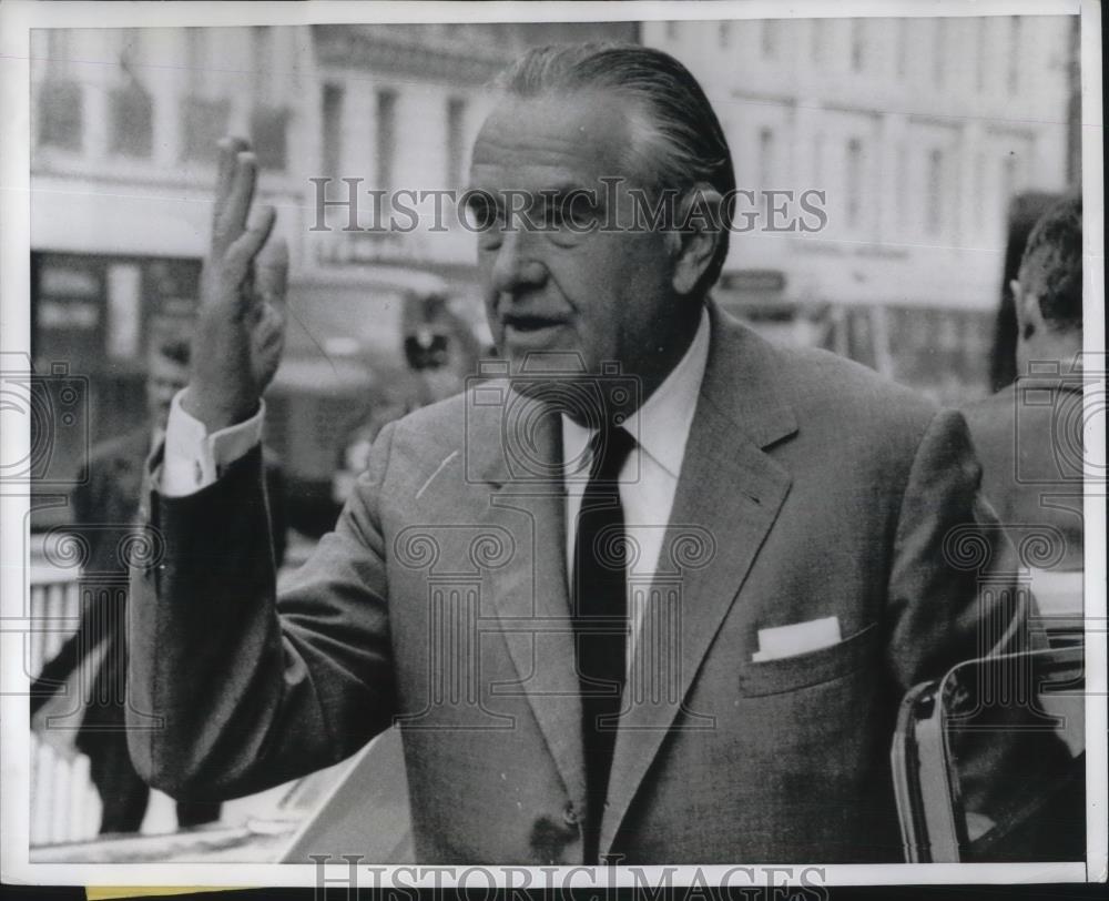 1968 Press Photo Paris, US Amb W Averell Harriman for Vietnam talks - Historic Images