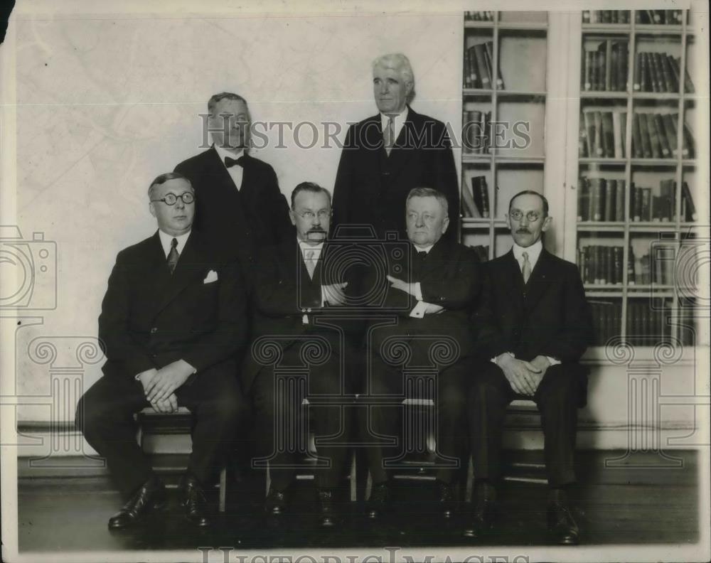 1929 Press Photo Franklin Inst if Pa. L Helst,G Fast,WH Gartley,JF Peters,Machle - Historic Images