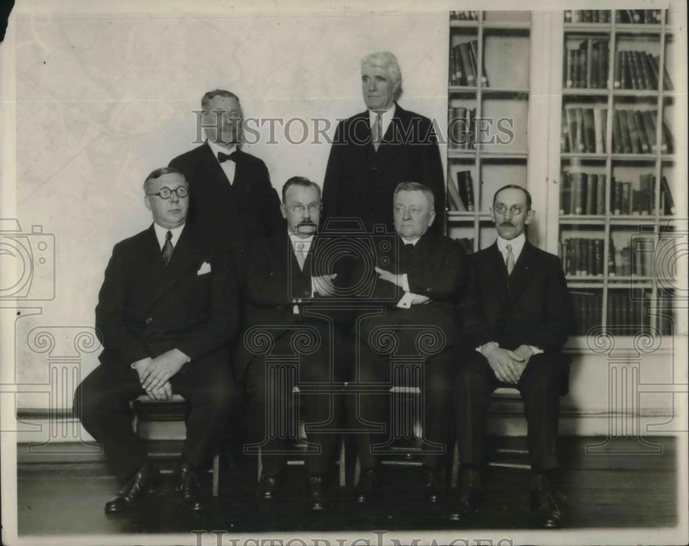 1929 Press Photo Franklin Inst if Pa. L Helst,G Fast,WH Gartley,JF Peters,Machle - Historic Images