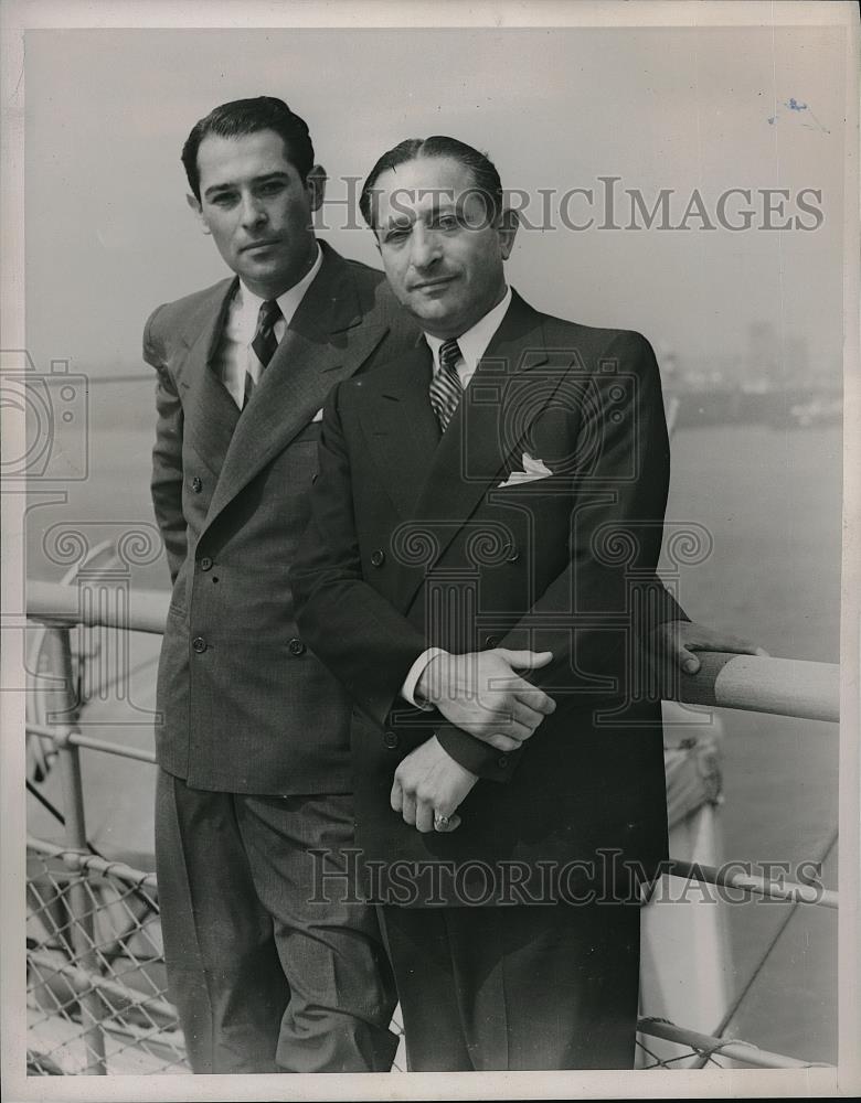 1938 Press Photo N.M Orbach &amp; Jerome K Orbach - Historic Images