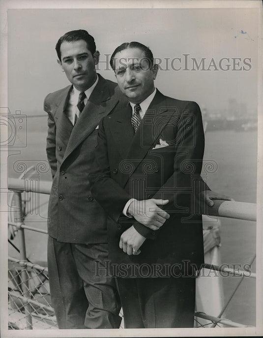 1938 Press Photo N.M Orbach & Jerome K Orbach - Historic Images