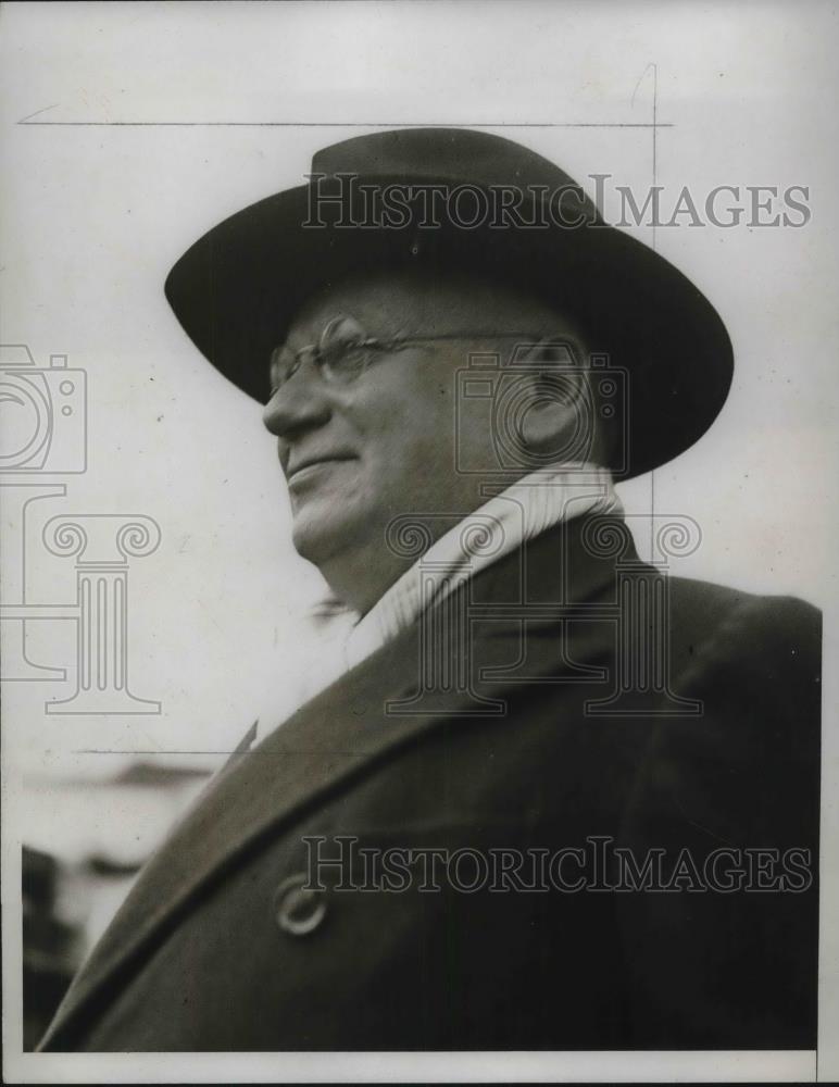 1933 Press Photo Soviet Diplomat Maxim Litvinoff - Historic Images