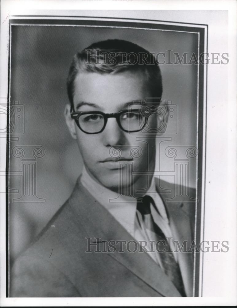 Press Photo Donald Wonson at Age 22, Killed on Shoreway - Historic Images