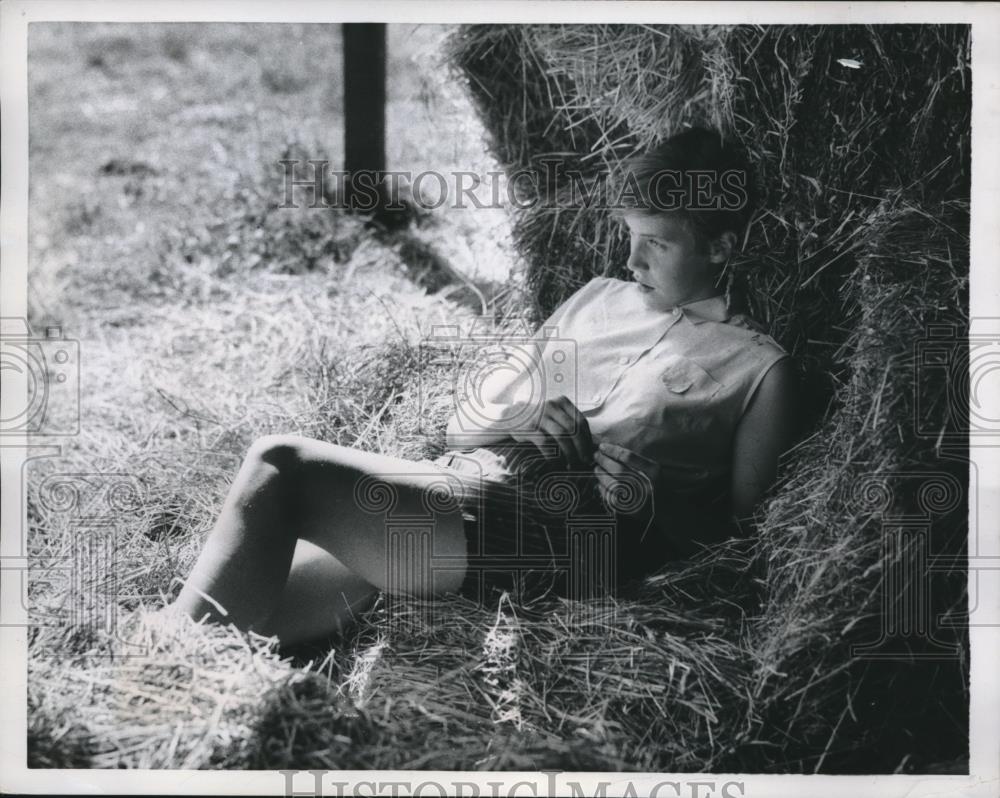 1958 Press Photo S Woodstock, Vt Edith Wilson Annual Green Mt horse show - Historic Images