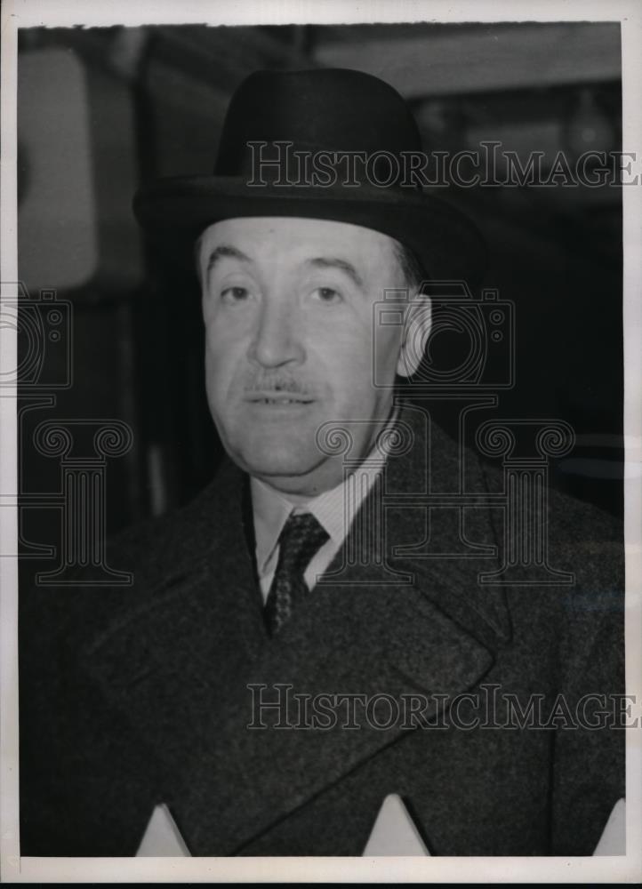 1938 Press Photo Jean Drouant Paris Restaurateur - Historic Images