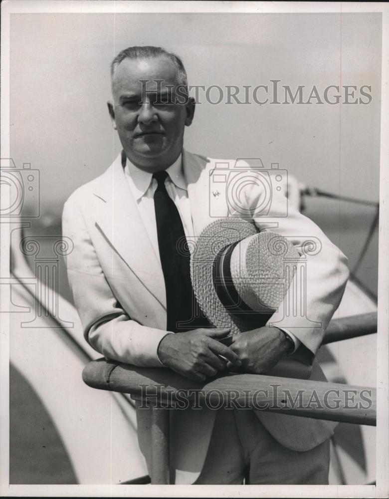 1937 Press Photo Harry Colmery National Commander Of American Legion - Historic Images