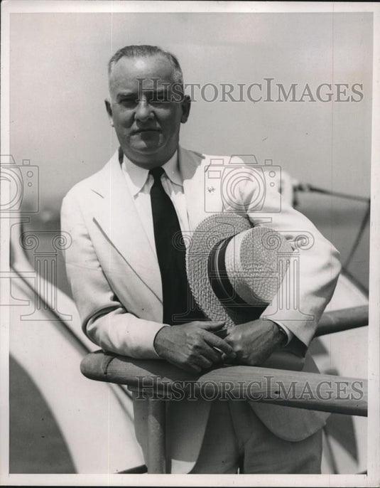 1937 Press Photo Harry Colmery National Commander Of American Legion - Historic Images