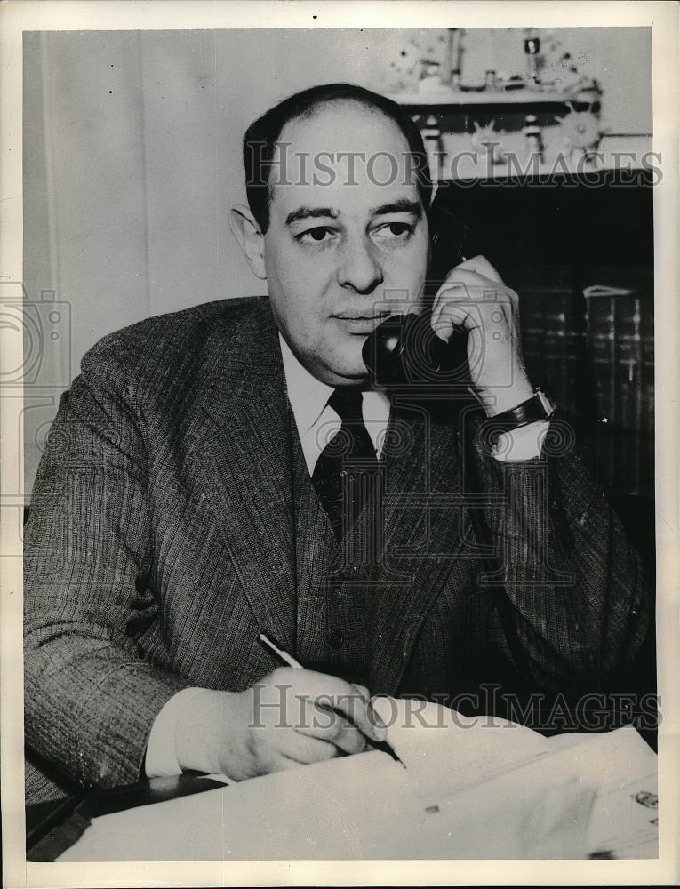 1938 Press Photo Boston, Mass Atty Max L. Glazer for Dominican Republic - Historic Images
