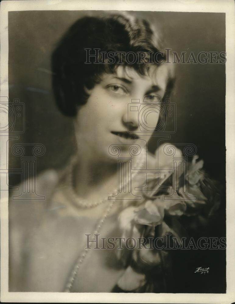 1929 Press Photo Beatrice Belkin Soprano - Historic Images