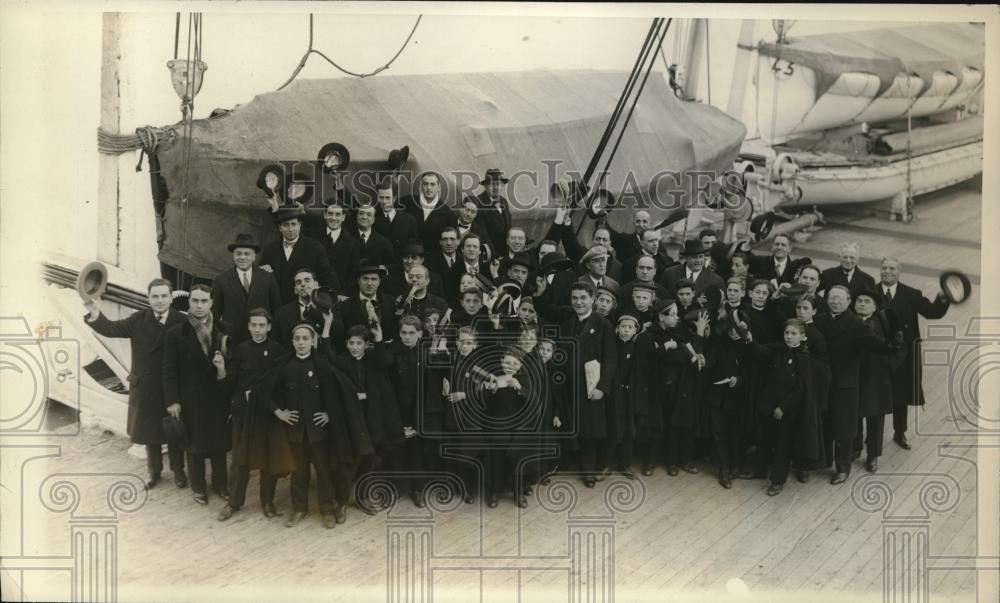 1927 Press Photo Roman Polyphonic Society Vatican Boys Choir - Historic Images