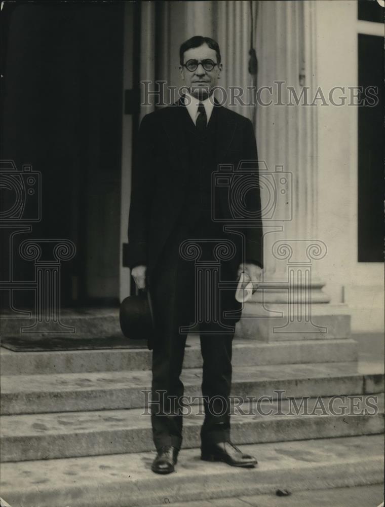 1922 Press Photo Newton D. Baker, Secy of War during Wilson administration - Historic Images