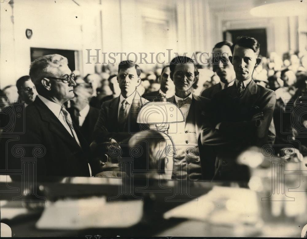 1927 Press Photo Scene from the sentencing of Jack Lance for the murder of - Historic Images