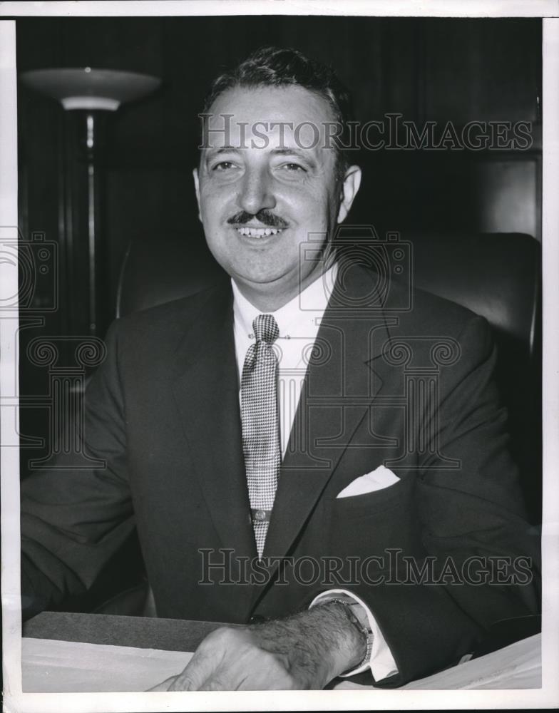 1954 Press Photo Wash.D.C. Joseph Minetti, Federal Maritime Board - Historic Images